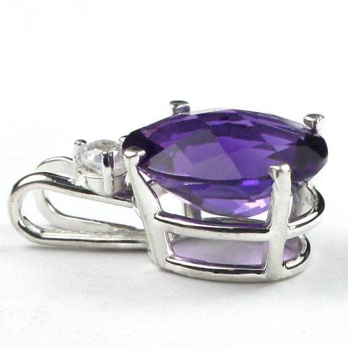 Amethyst, 925 Sterling Silver Pendant, SP022