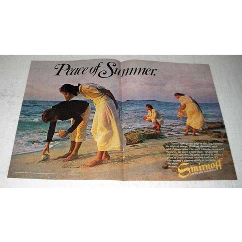 1978 Smirnoff Vodka Ad - Peace of Summer