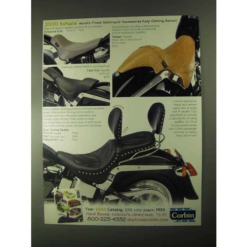 2000 Corbin Seat Ad - Hollywood Solo, Fast Gun, Stinger
