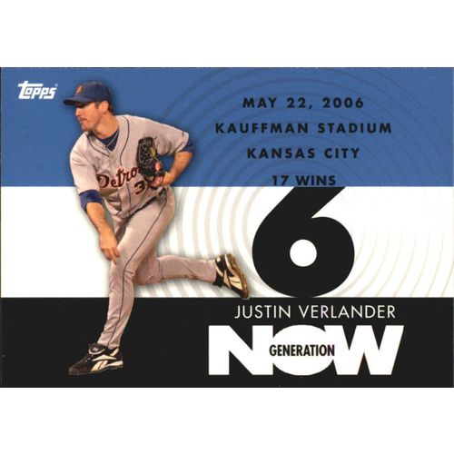 2007 Topps Generation Now Justin Verlander #288
