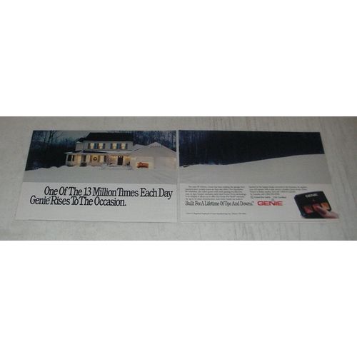 1990 Genie Garage Door Opener Ad - One of the 13 million times each day