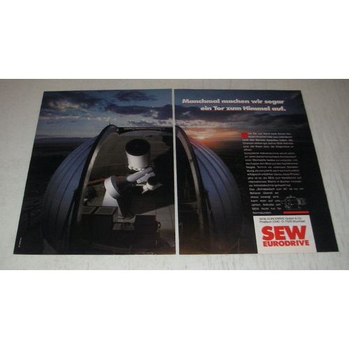 1990 Sew-Eurodrive Ad (in German) - Manchmal machen wir sogar ein Tor zum