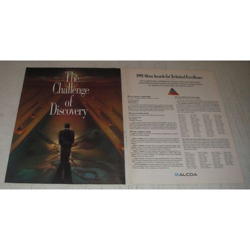1991 Alcoa Awards for Technical Excellence Ad - The challenge of discovery