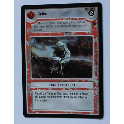 Star Wars CCG: Dagobah Limited # Control (A) 1997 light decipher