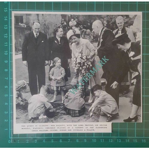 C2697) Sir Hector McNeill Elderpark Child Welfare Centre Royal Visit - 1948 Clip