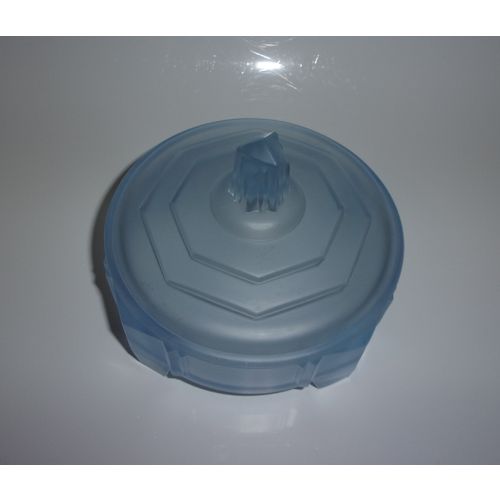 Art Deco Bernsdorf Blue Frosted Glass Bon-Bon Bowl. Rare.