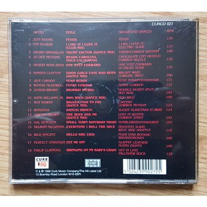 CD: Line Dance Fever, USA Line Dancing: Various Artists, 1996