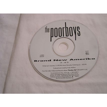 The Poorboys 5" Promo CD Single-BRAND NEW AMERIKA