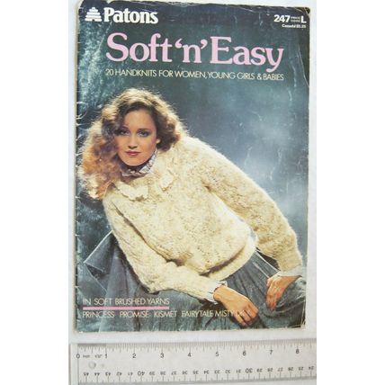 Vintage: Patons Soft 'n' Easy book No. 247, 20 patterns women, girls & babies