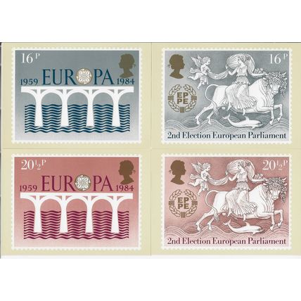 GB 1984 May PHQ M set of 4 Europa