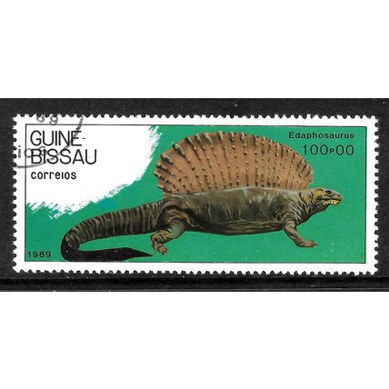 CAMBODIA 1989 PREHISTORIC ANIMALS 100p EDAPHOSAURUS SG 1160 FINE USED