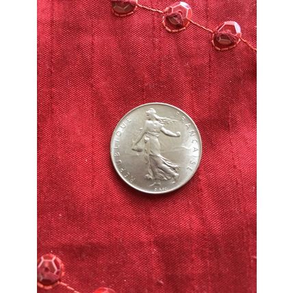 France 1961 1 French Franc AUNC Nickel Coin KM# 925.1