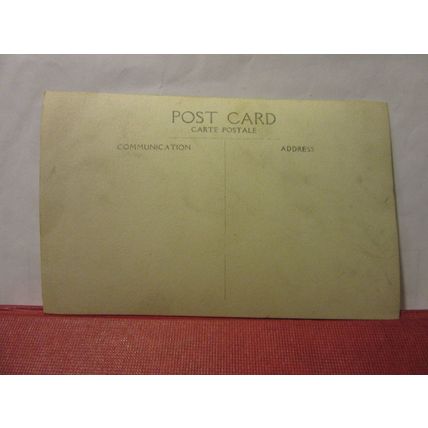 UNKNOWN PRETTY LADY WITH ARM BAND unused antique postcard real photograph /