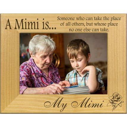 A Mimi is Laser Engraved Wood Picture Frame Landscape (8 x 10)