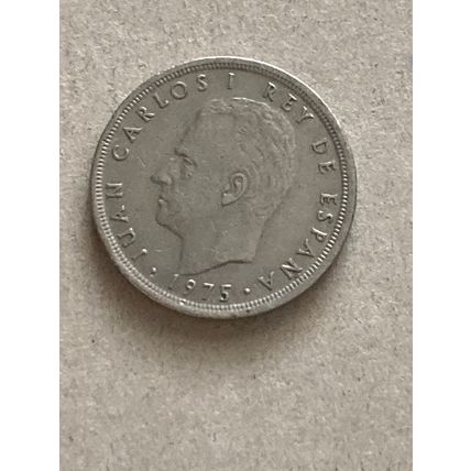 Umlaufmünze Spanien 5 Pesetas 1975 im Stern 80