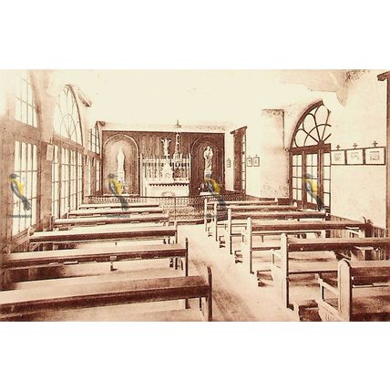 Juvenat Des Pretres Du S Coeur, Burnot Riviere, La Chapelle, Belgium, Postcard