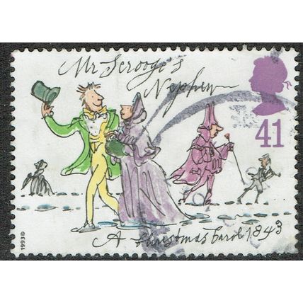 1993 Christmas A Christmas Carol 41p Multicoloured SG1794 FU