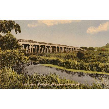 Irthlingborough Northampton The New Bridge Friths Rare Old Postcard