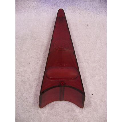 1957 PLYMOUTH REAR RED TAILLIGHT LENS BELVEDERE FURY SPORT FURY NICE OEM