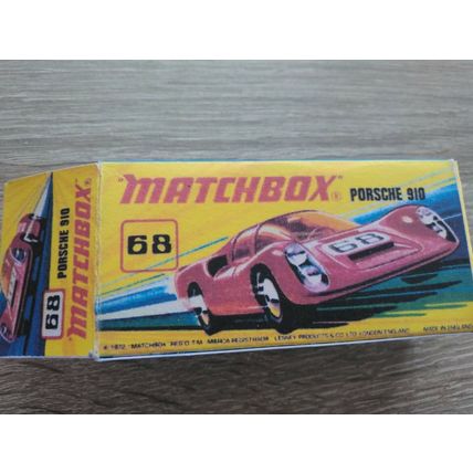 Matchbox No68 PORSCHE 910 RACER