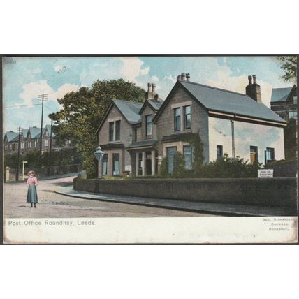 Post Office, Roundhay, Leeds, Yorkshire, 1905 - George Richardson Postcard