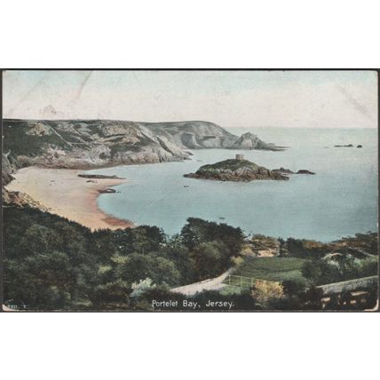 Portelet Bay, Jersey, 1904 - Hartmann Postcard
