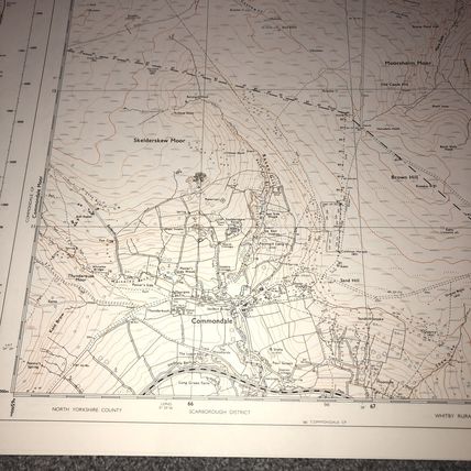 OS map 1:10000 Cleveland, Sheet NZ 61 SE, Commondale, Moorsholm, Lockwood Beck