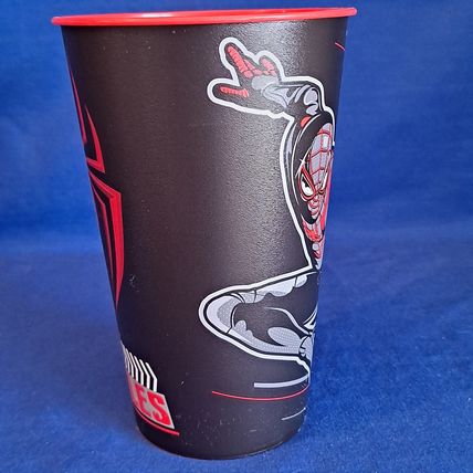 New ZAK Lot 2 Marvel SPIDERMAN TUMBLERS Plastic Drink Cups Water Miles Morales