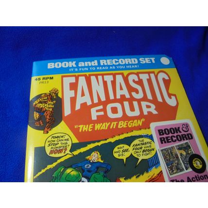 1974 FANTASTIC FOUR Power Records Set! John Buscema Art!! NM-! $37.00 Shipped