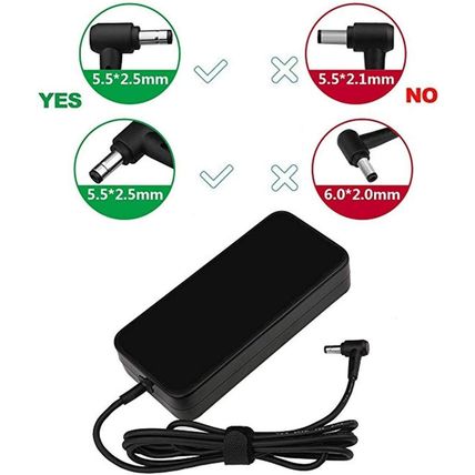 120W AC Adapter Charger for Asus ROG GL502 GL551J GL552VW GL553V GL752VW GL753VE