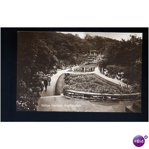 Yorkshire SCARBOROUGH Italian Gardens Postcard by Milton