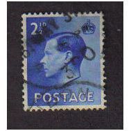 1936 GB EDWARD V111 21/2D blue MM SG460