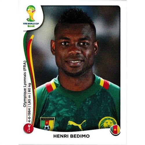 2014 Panini World Cup Soccer Stickers - #95 - Henri Bedimo