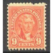 641 9c Thomas Jefferson Barely Clears MNH Q1820