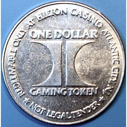 Hilton. $1 Casino Token. Atlantic City, NJ. F12.