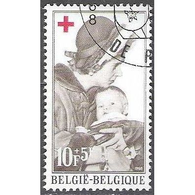 Belgique 1968 Michel 1510 O Cote (2008) 0.90 € Croix Rouge Reine Fabiola