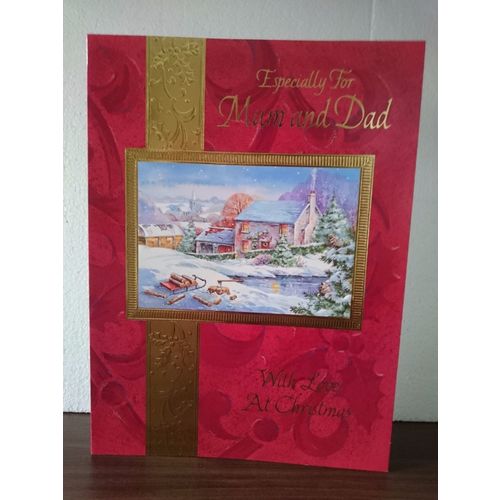 Large Christmas Cards - Especially For Mum & Dad - 06