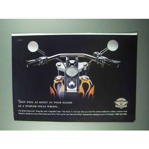 2004 Harley-Davidson Street Slammer Drag Bar Ad