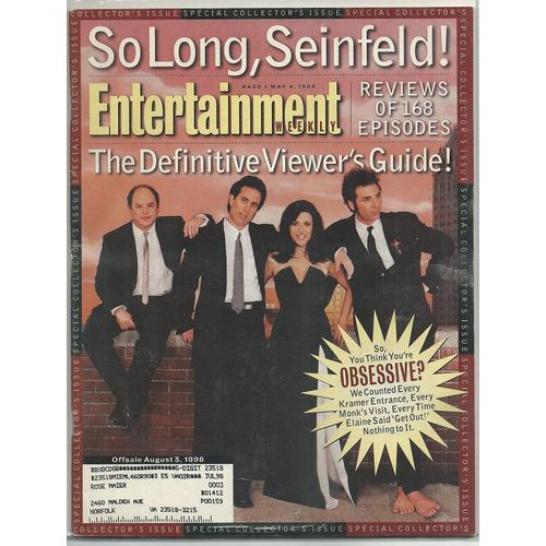 ENTERTAINMENT Magazine COLLECTOR'S EDITION ' SO LONG, SEINFELD