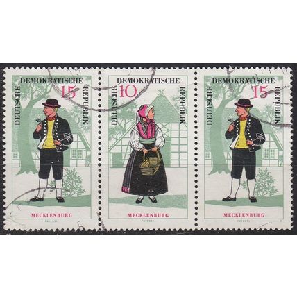 GERMANY DDR [1966] MiNr 1214 WZd169 ( OO/used ) Trachten