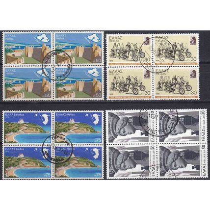 GRIECHENLAND GREECE [Lot] 06 ( O/used ) sehr schöne 4er