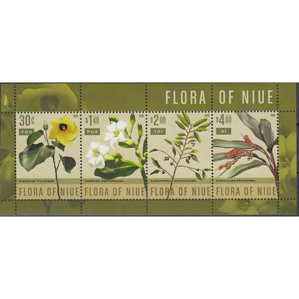 Niue 2015 Bloc Feuillet Flora Neuf **