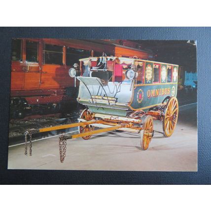 41 Facsimile of the 1829 Shillibeer Horse Omnibus, London Transport Postcard #2