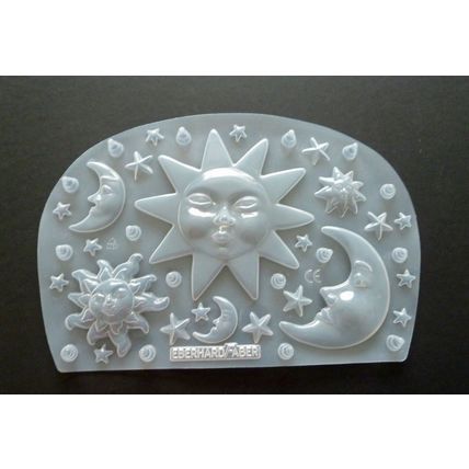EBERHARD FABER MOULD - SUN, MOON, AND STARS
