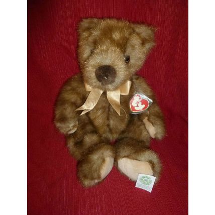 TY CLASSIC BABY GINGER ARTICULATED BROWN BEAR 5108