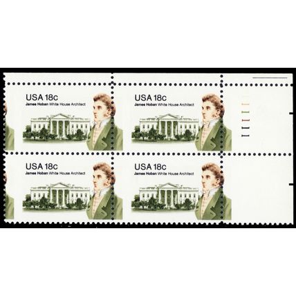 1935, Mint NH 18¢ Misperf Shift Plate Block Freak Error * Stuart Katz