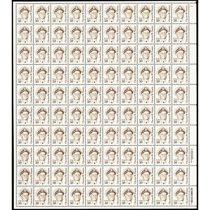 1869a, Nimitz Complete Sheet of 100 50 Cent Stamps CV $600. - Stuart Katz