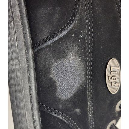 Mens Lugz Black Suede Boots Size 9 Shoes (GG9)