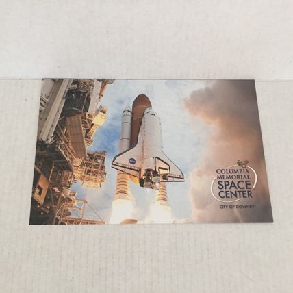 NEW Columbia Memorial Space Center Post Card and Sticker