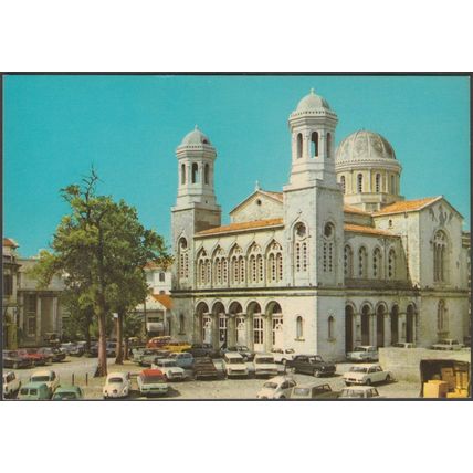 Ayia Napa Cathedral Church, Limassol, c.1970s - Photo Precision Postcard
